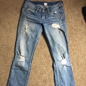 Silver straight leg women’s jeans